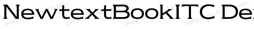 NewtextBookITC DemiV字体转换